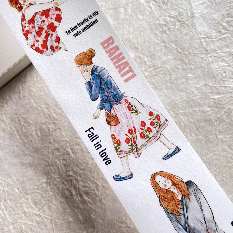 Thumbnail: Ding Ding Studio - No. 24 Multicolor Washi and Kiss Cut Matte PET Tape
