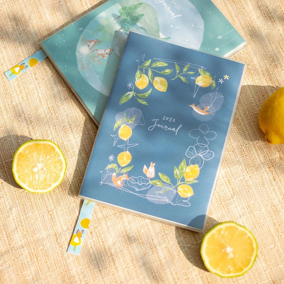 Thumbnail: Hello Studio 2022 Planner - Midnight / Lemon and Fox