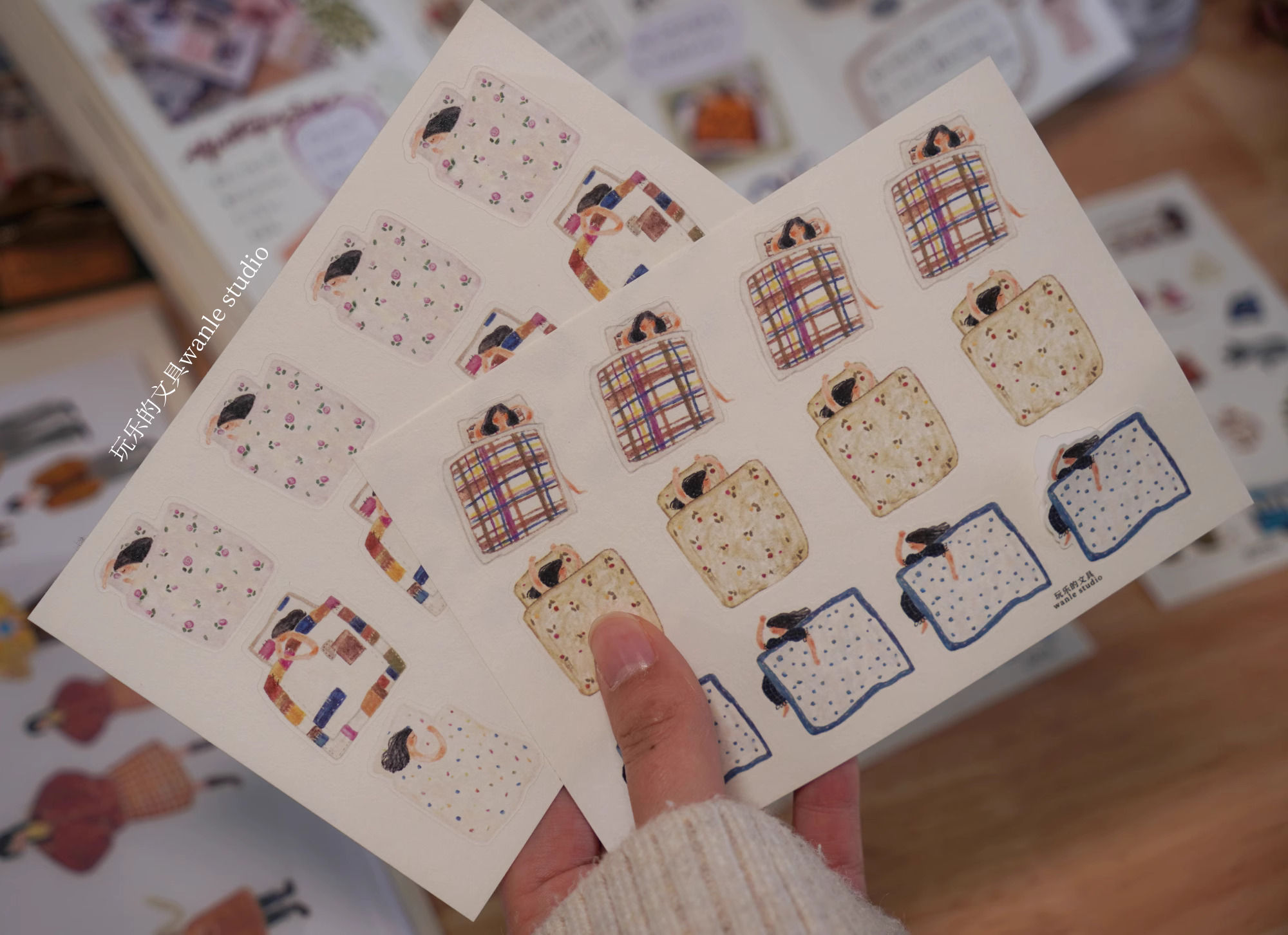 Playful Studio - Blankets Sticker Sheet Set