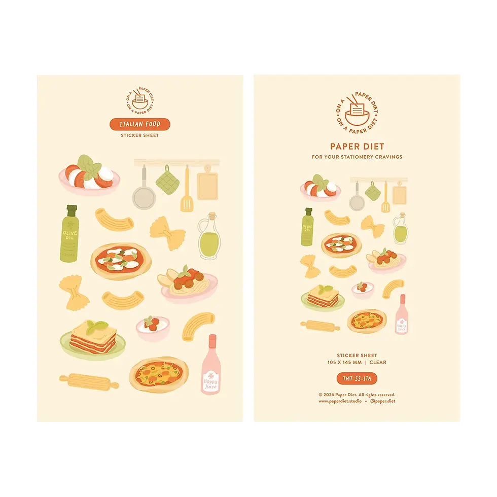 Thumbnail: Paper Diet - Italian Food Sticker Sheet