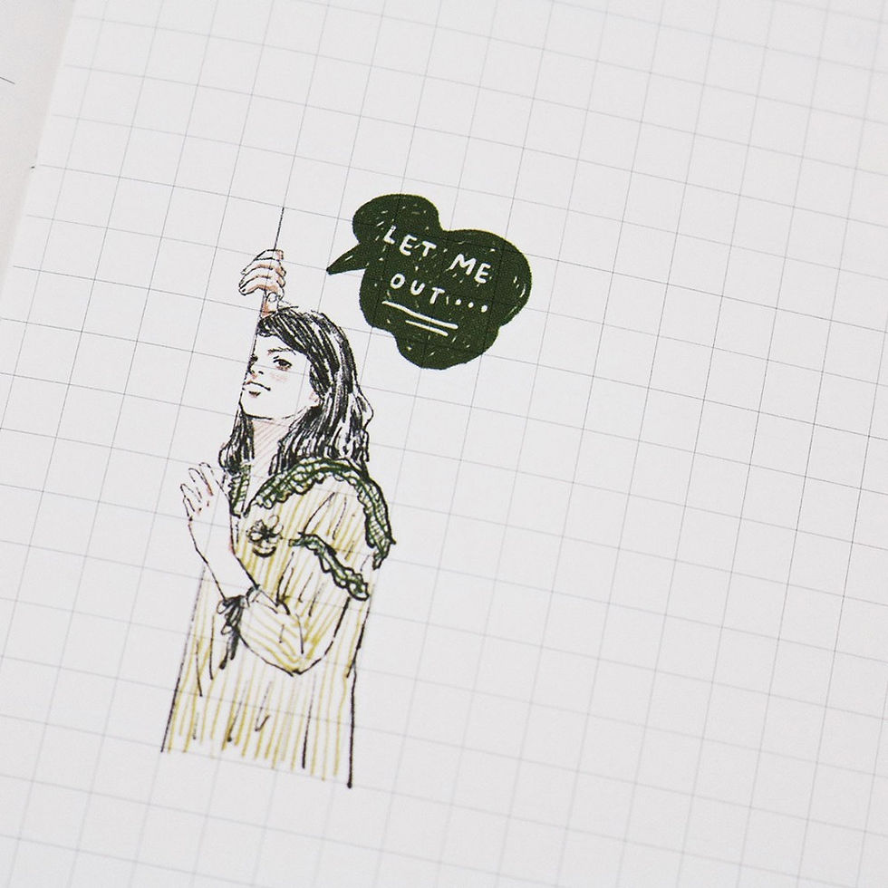 Thumbnail: Bon Bon Stickers - Transfer Stickers - Yellow Green Girls