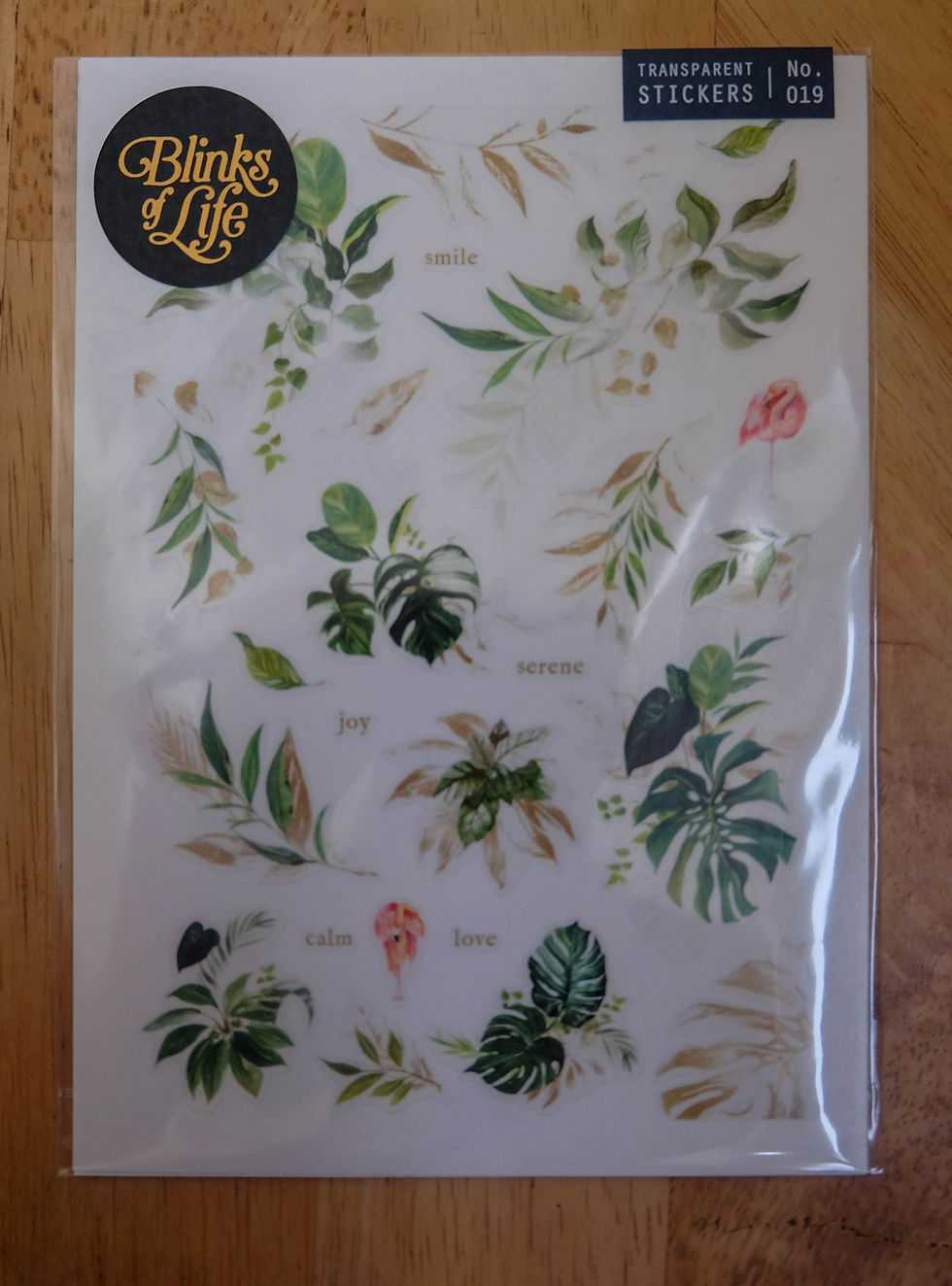 Blinks of Life Transparent Stickers No. 19