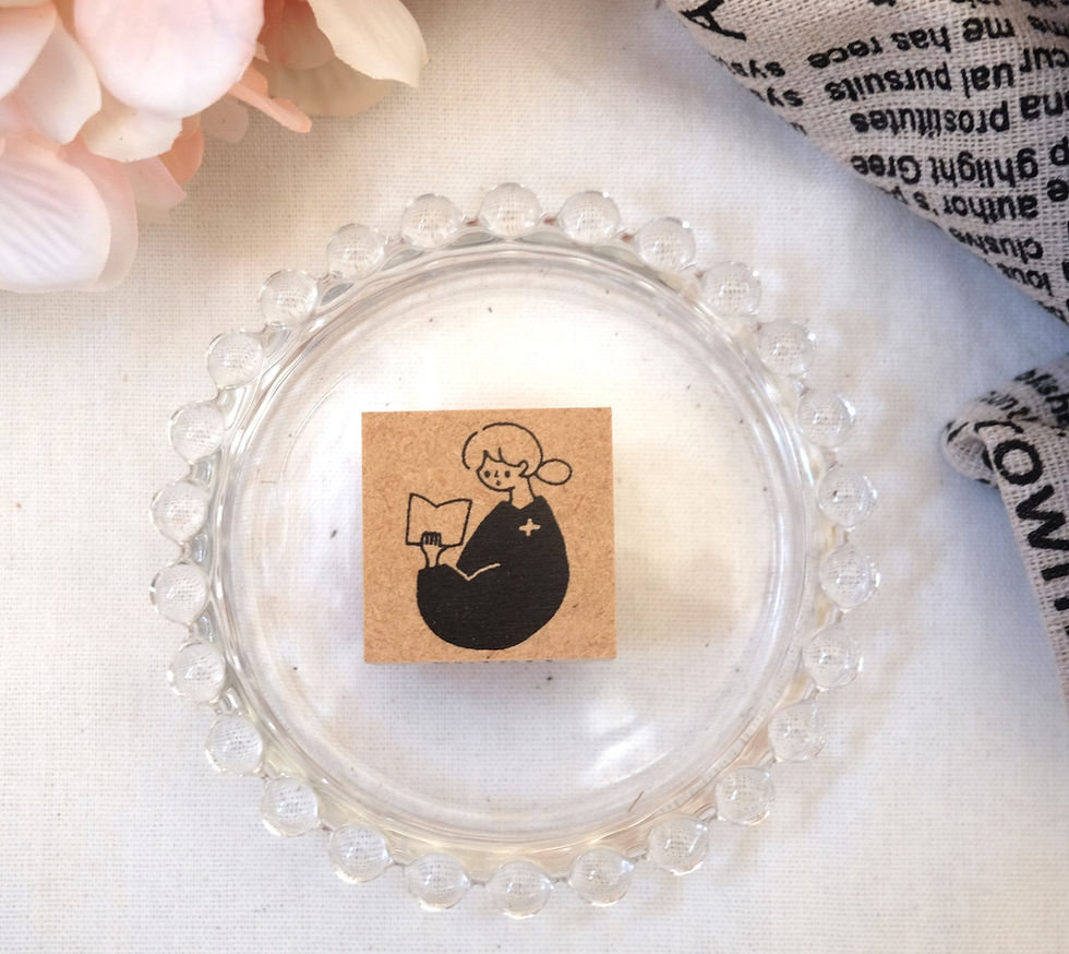 Thumbnail: Cotori Cotori - In My Arms Rubber Stamps (8 designs)