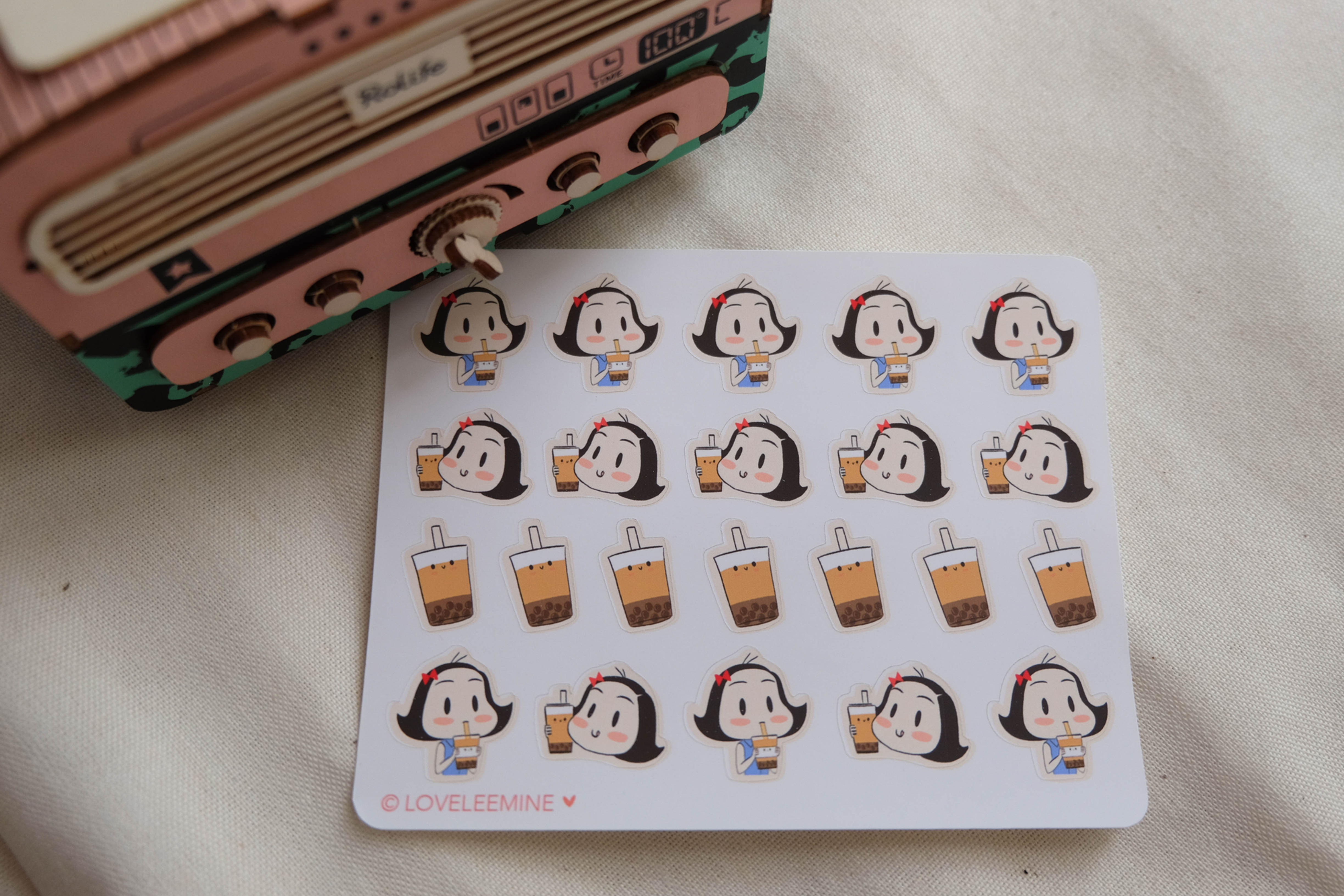 Loveleemine - CoCo Milk Tea, Boba, Bubble Tea Addict Planner Stickers