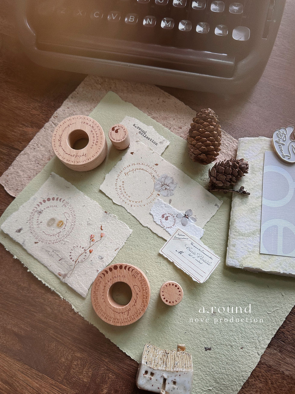 Thumbnail: Nove Production - a.round Rubber Stamp Collection