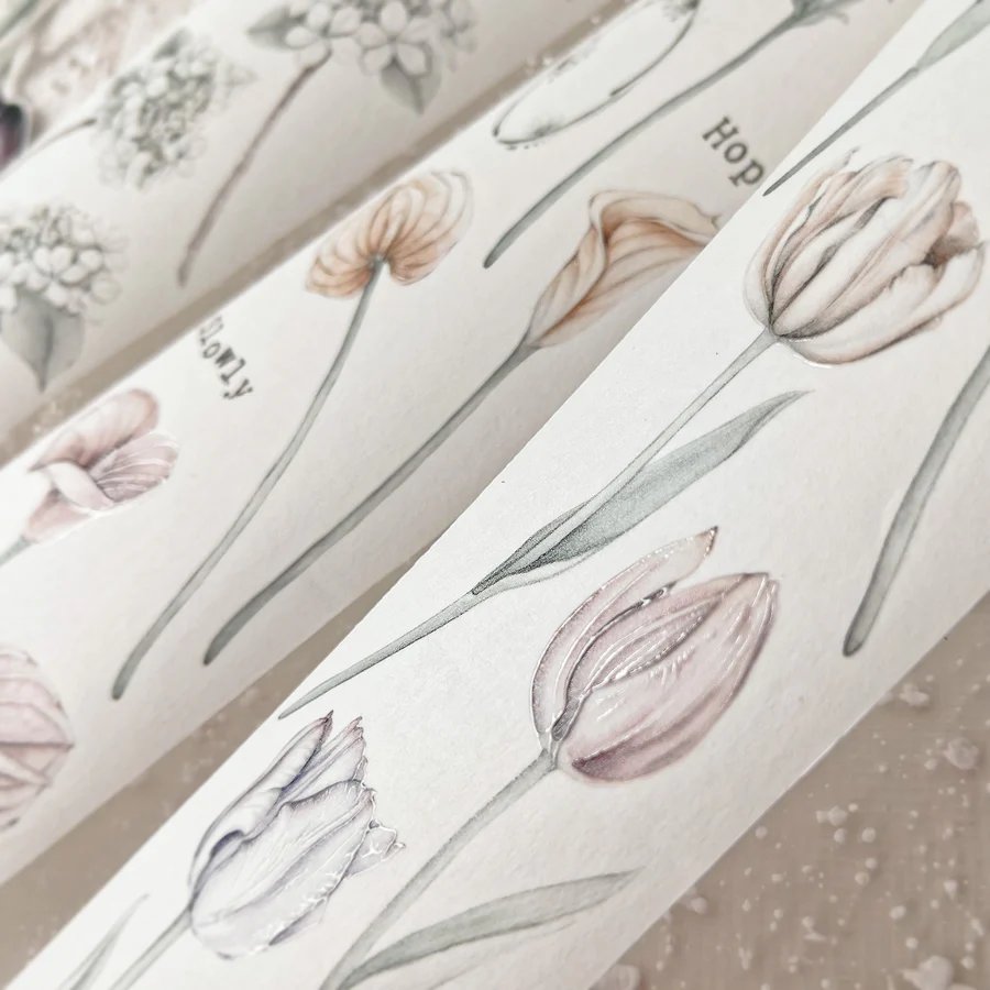 Thumbnail: Journal Pages x Loi Design - Slowly Crystal PET / Washi Tape