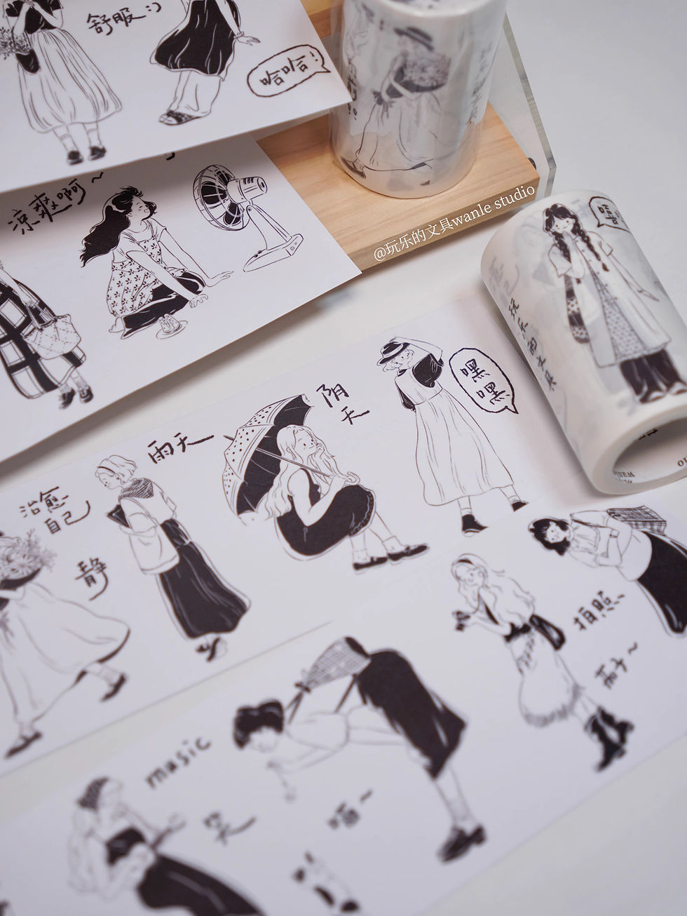 Thumbnail: Playful Studio - Summer Girls Washi Tape