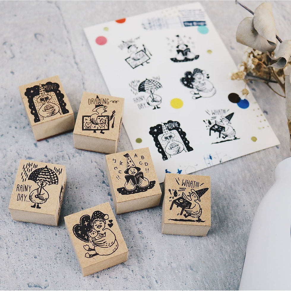 Bon Bon Stickers - Mr. Goose Daily Stamps - Set of 6