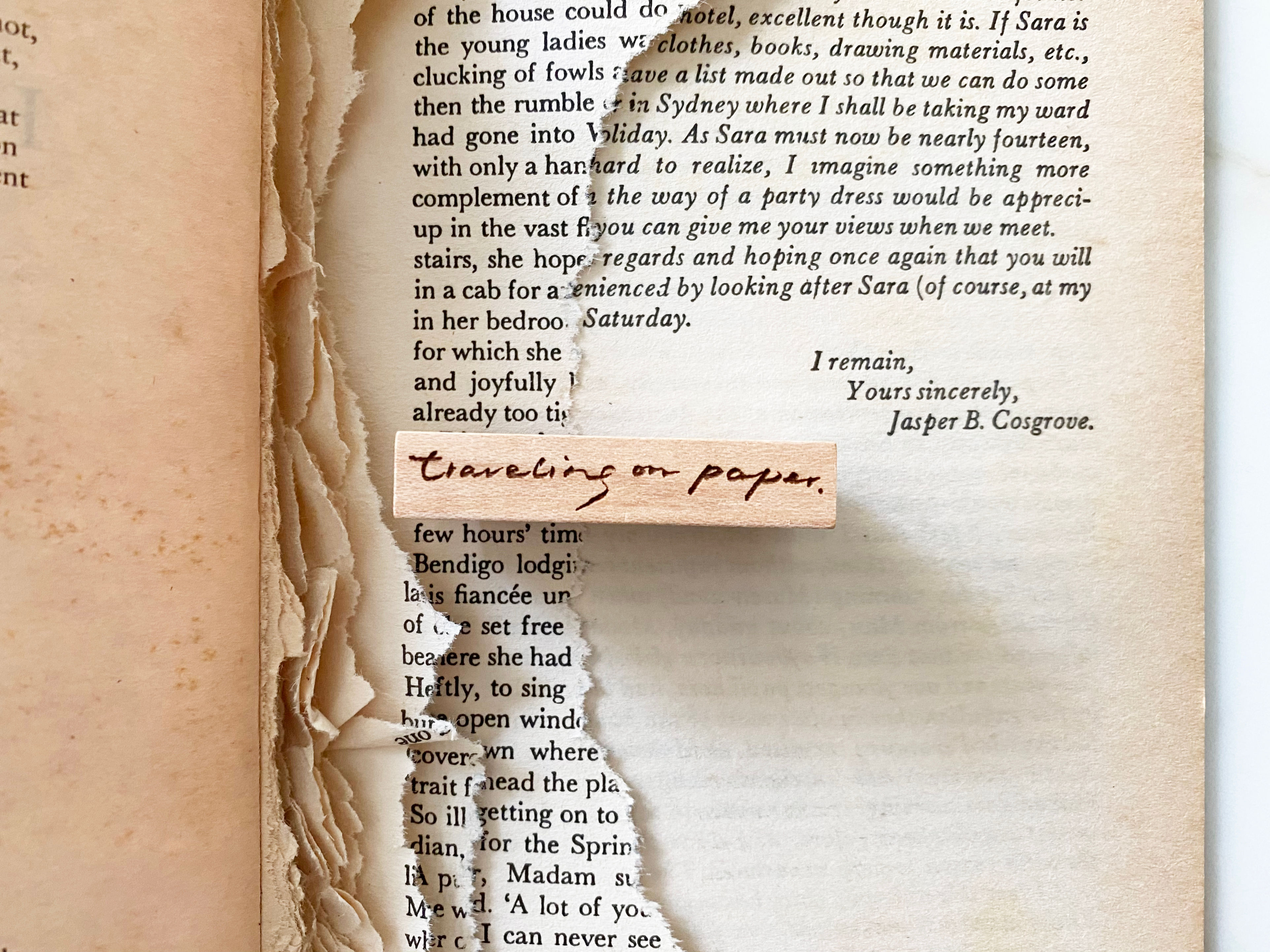 TOP Studio (Traveling on Paper) - Traveling on Paper Rubber Stamp