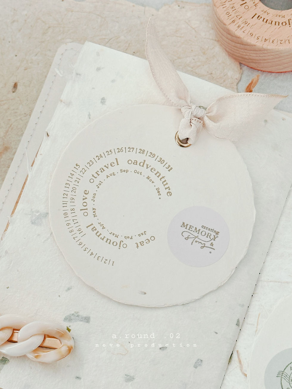 Thumbnail: Nove Production - a.round .02 Rubber Stamp Set
