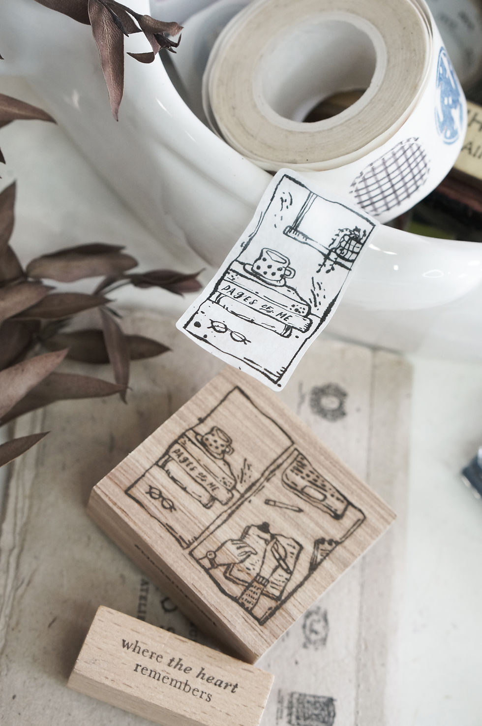 Thumbnail: Black Milk Project - Pages of Me - Rubber Stamps