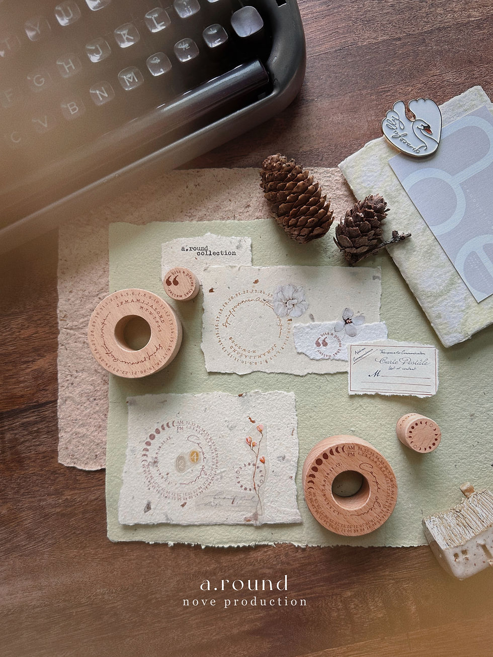Thumbnail: Nove Production - a.round Rubber Stamp Collection