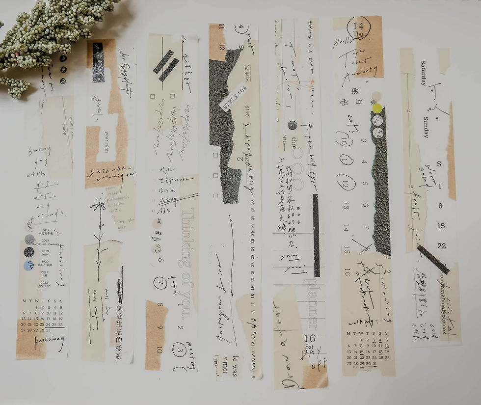 Thumbnail: Mr. Eggplants - Think Note II Washi Tape