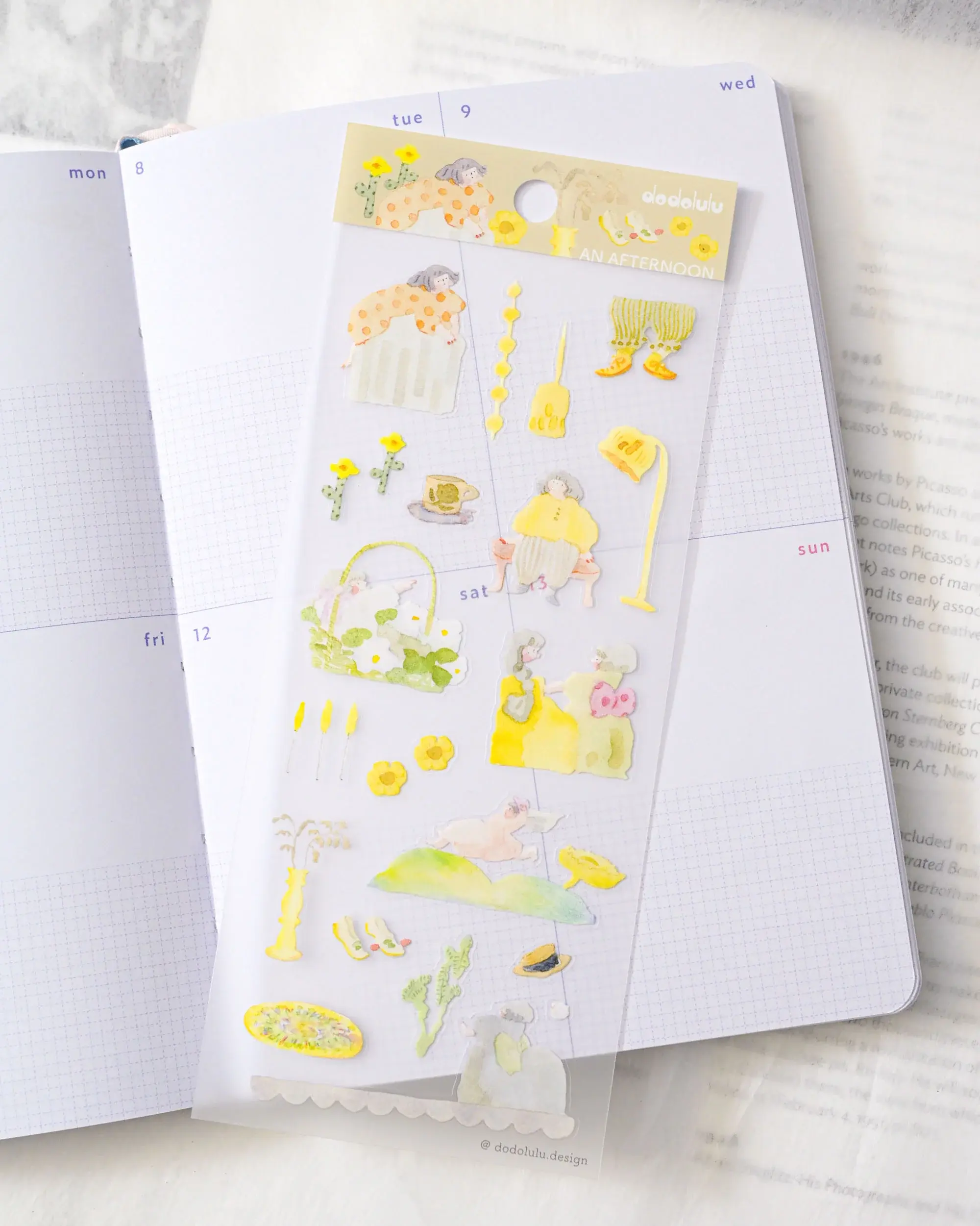 Dodolulu - Matte Sticker Sheet - An Afternoon