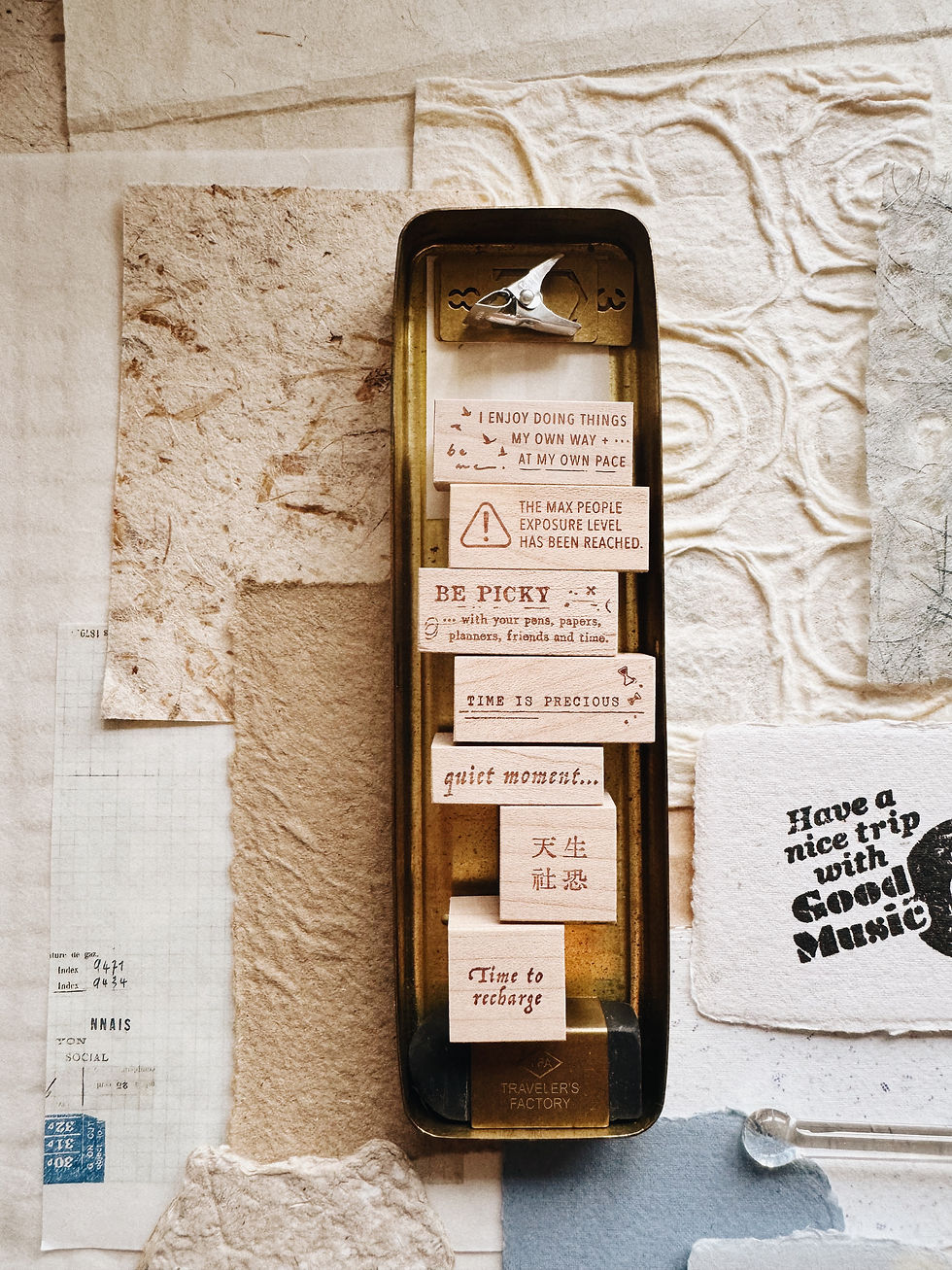 Penspapersplanner - Series 8 - Introvert Rubber Stamps