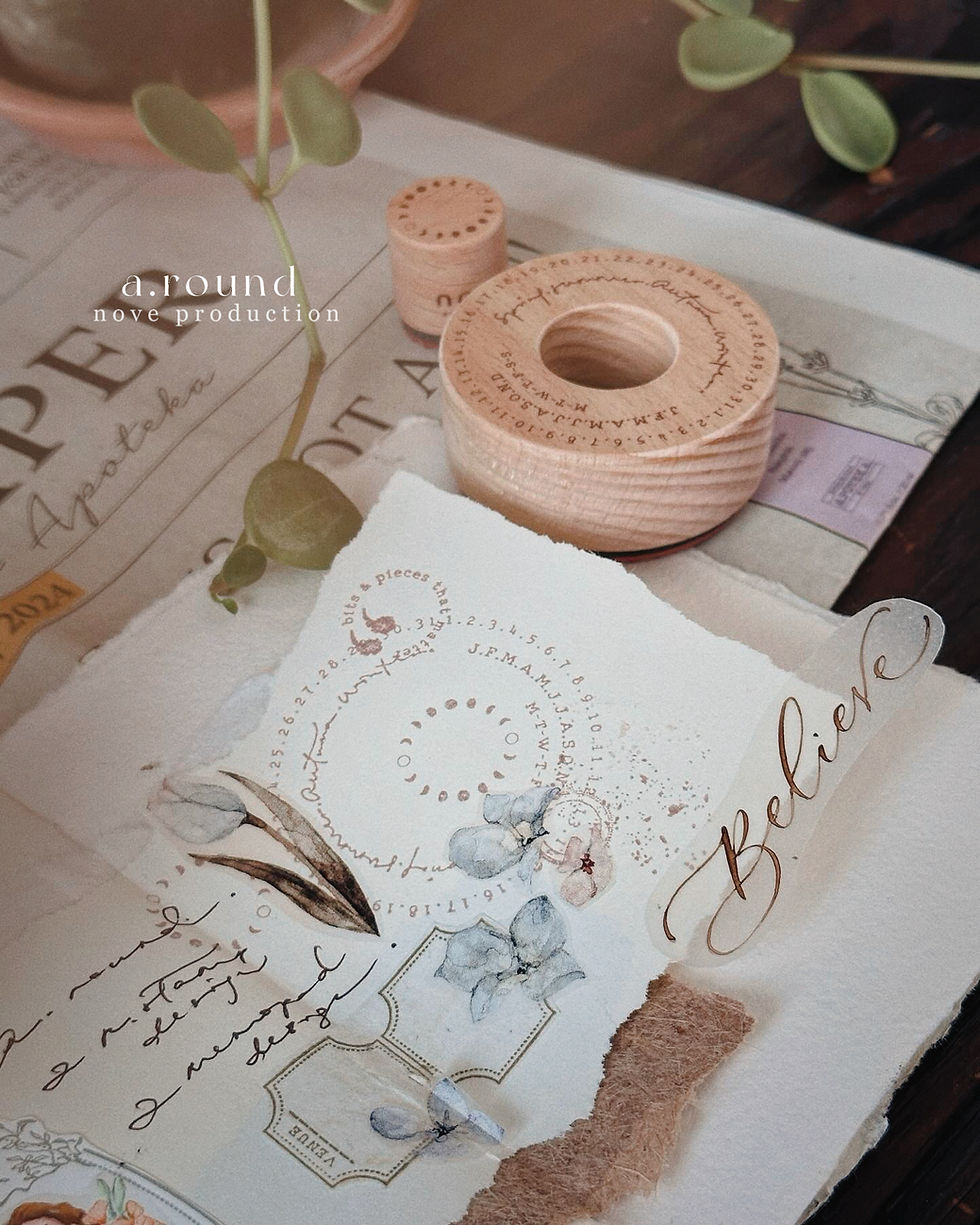 Thumbnail: Nove Production - a.round Rubber Stamp Collection
