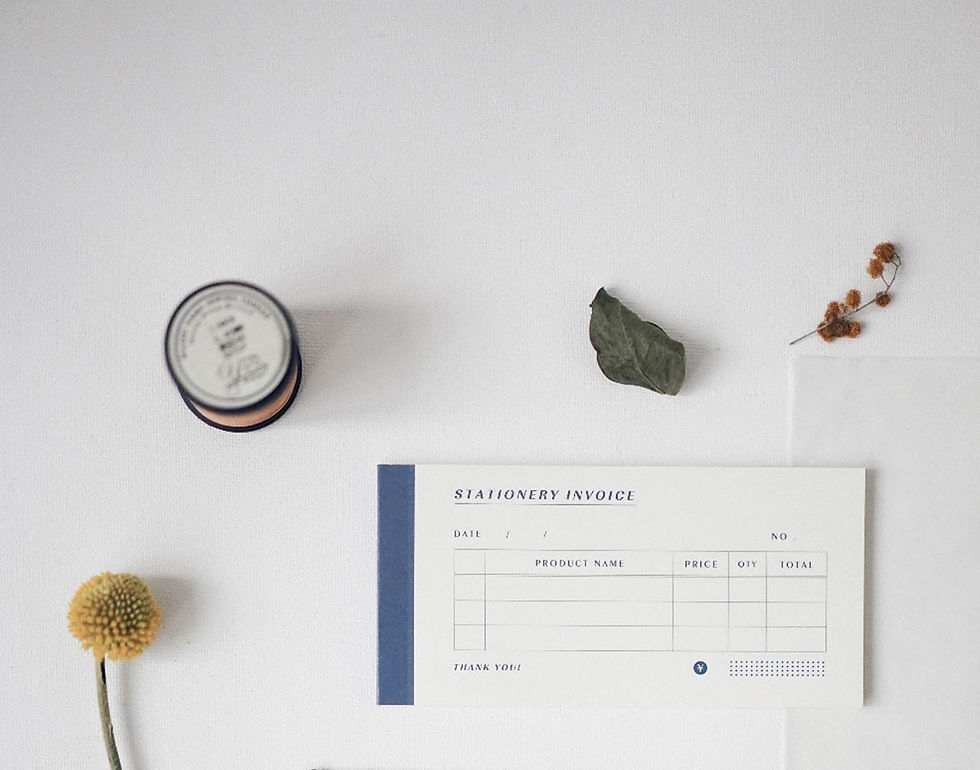Thumbnail: HEEYMIAO Vol. 5 - Horizontal Stationery Invoice Memo Pad