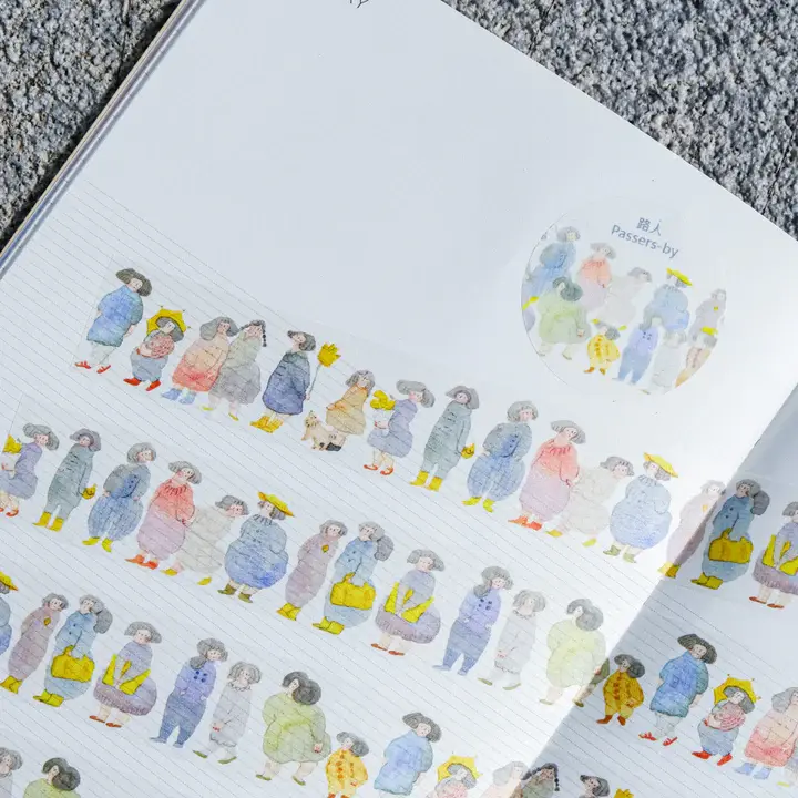 Thumbnail: Dodolulu - Passersby Washi Tape