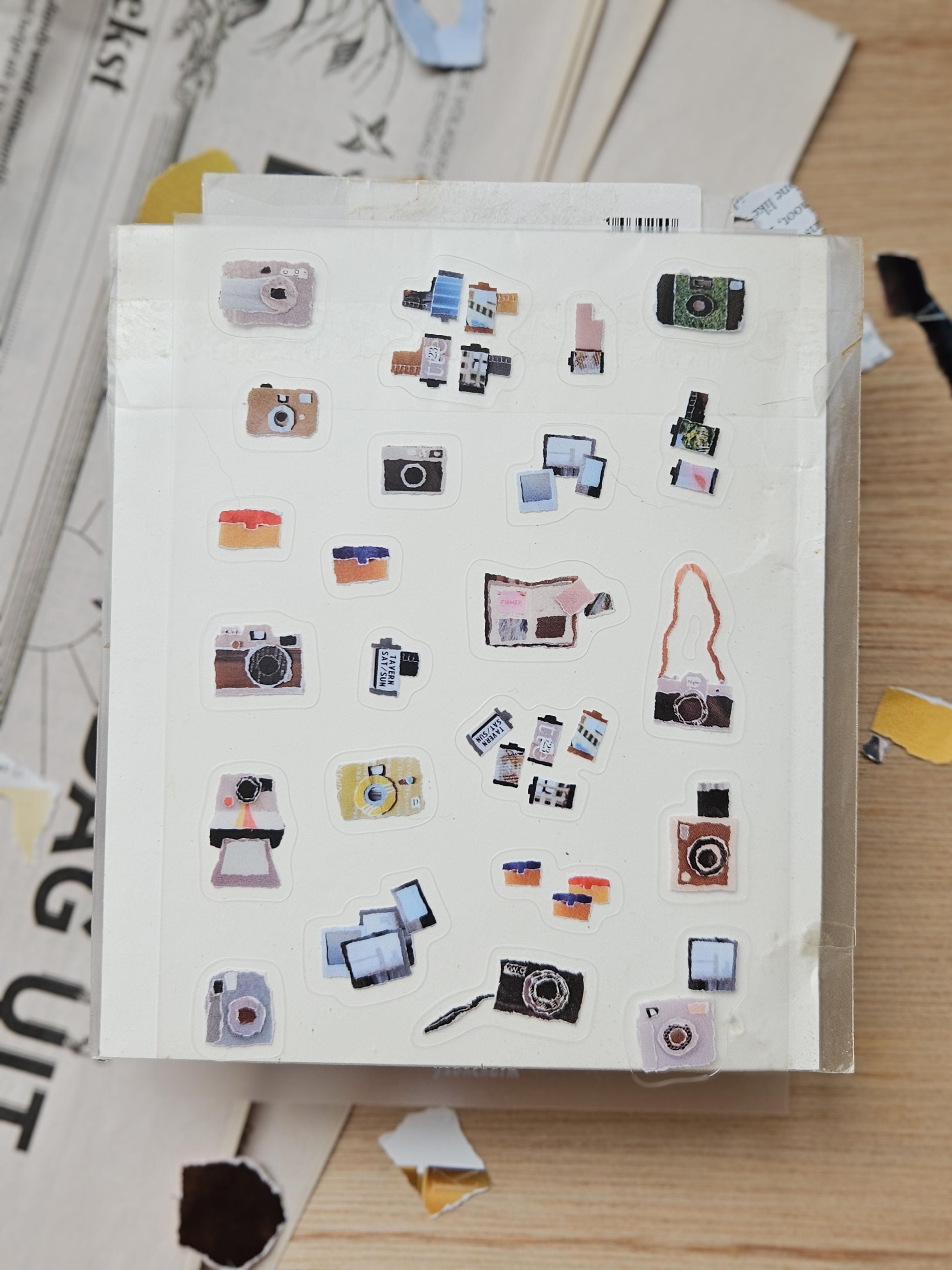 Yeoncharm - Camera and Film Vinyl Sticker Sheet