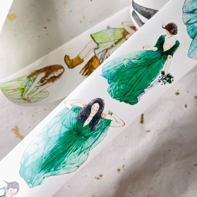 Thumbnail: Ding Ding Studio - No. 30 A Little Green Washi and Matte PET Tape