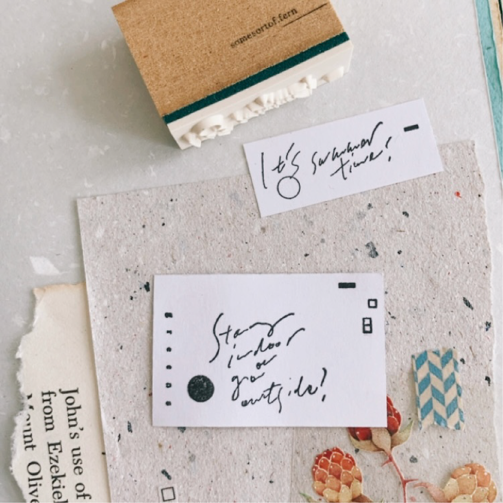 Some Sort of Fern - Indoor? Outdoor! Rubber Stamp