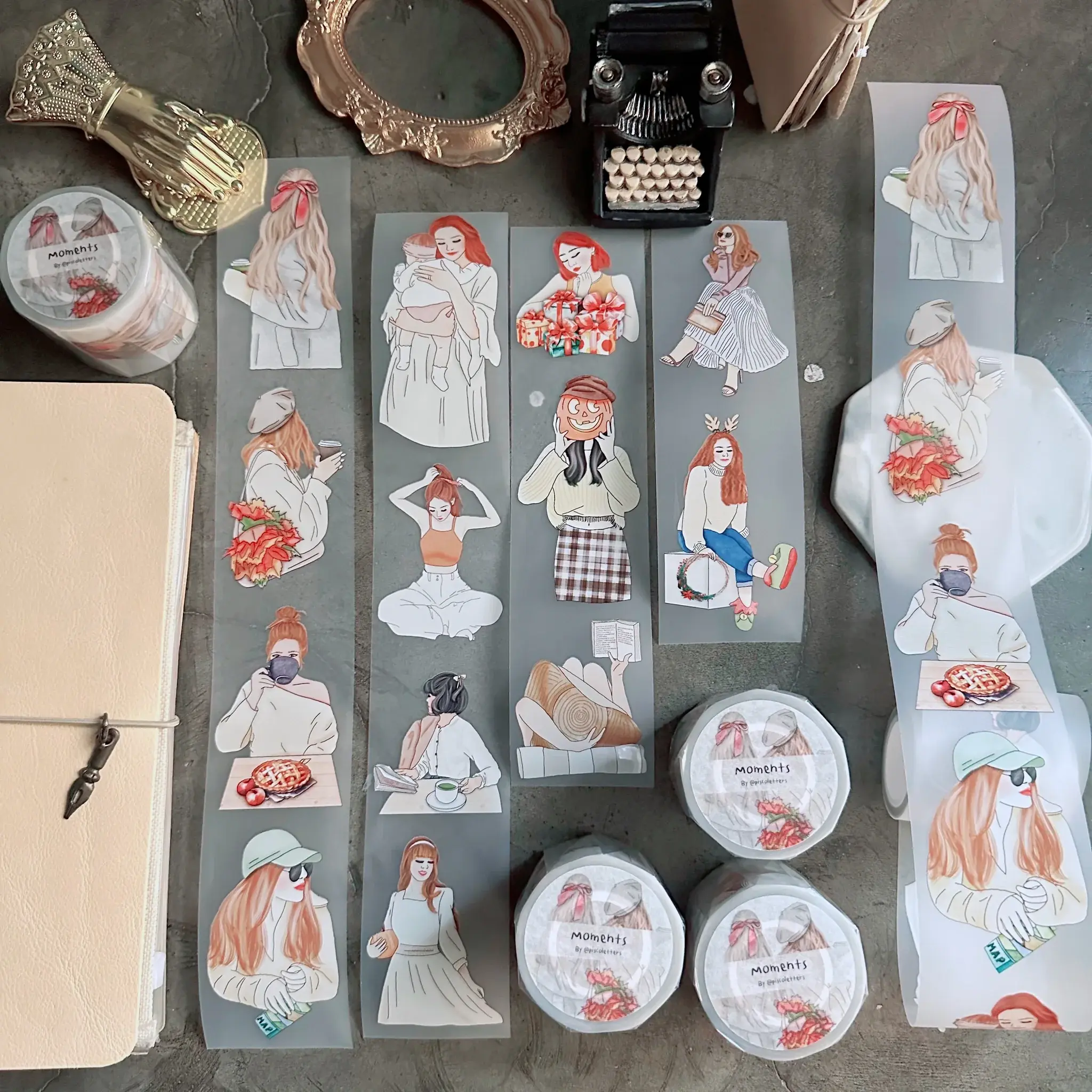 Piscoletters - Moments PET Tape