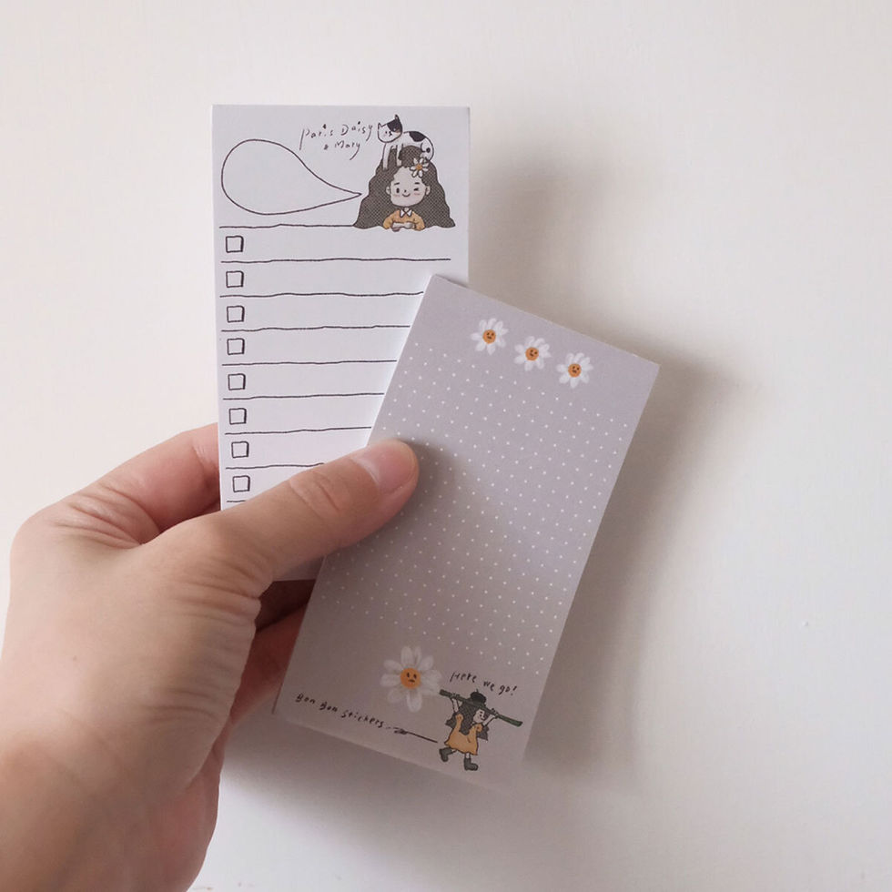 Thumbnail: Bon Bon Stickers - Paris, Daisy, and Mary Memo Pad