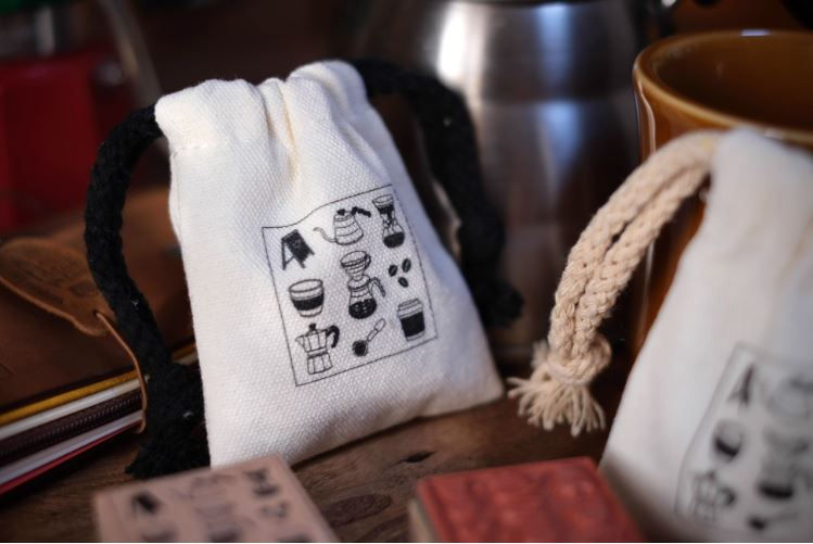 Thumbnail: Cube Fish - Coffee Shop Rubber Stamp