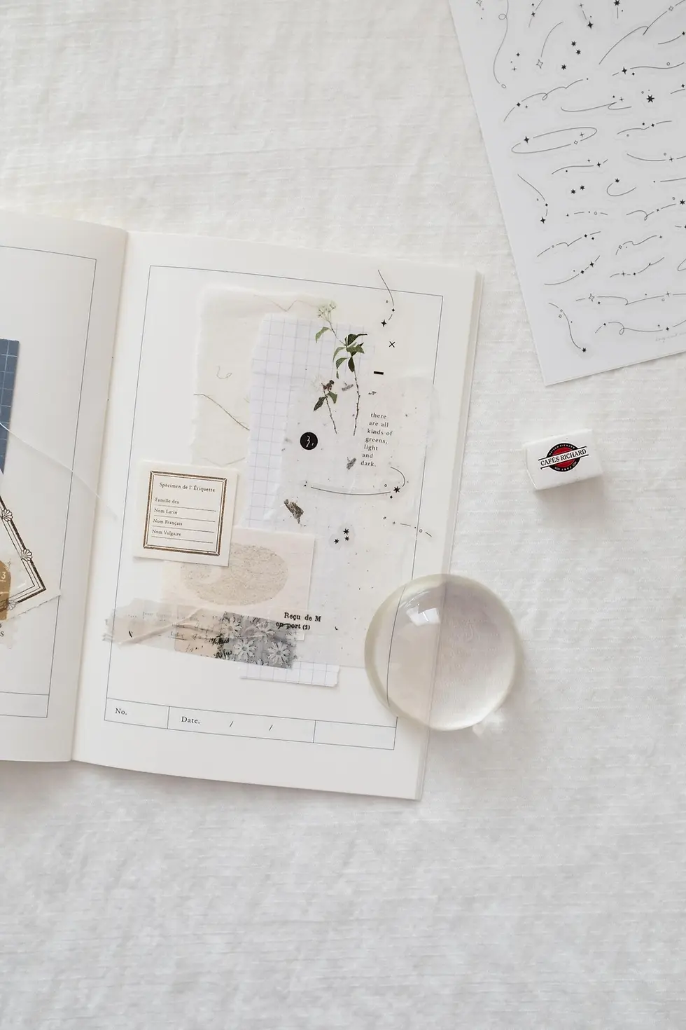 Thumbnail: Day and Moment - Stardust Sticker (Black)