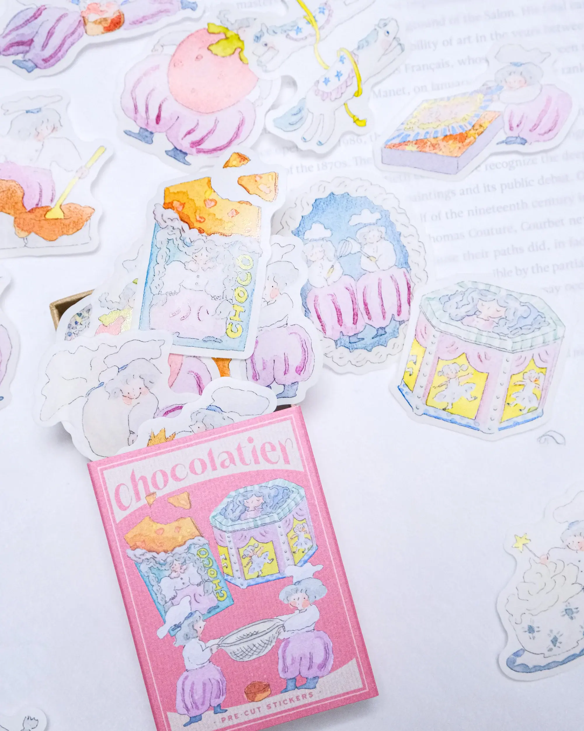 Dodolulu - Matchbox Sticker Set - Chocolatier