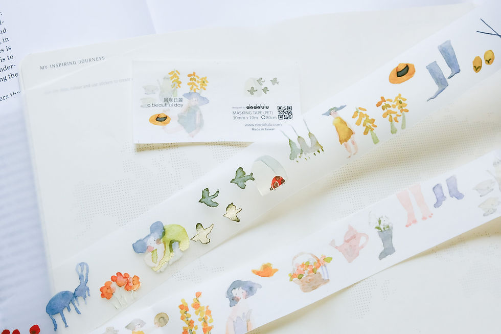 Dodolulu - A Beautiful Day Washi / PET Tape