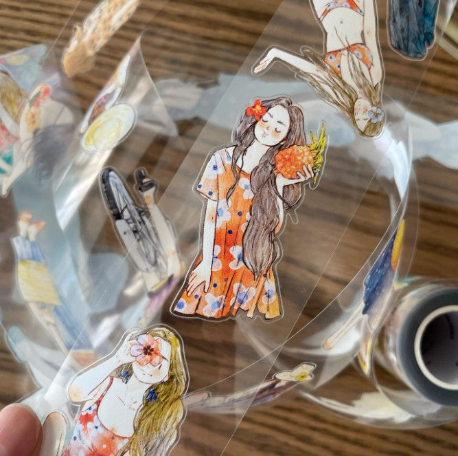 Thumbnail: Ding Ding Studio - No. 35 On Holiday Washi and Matte PET Tape