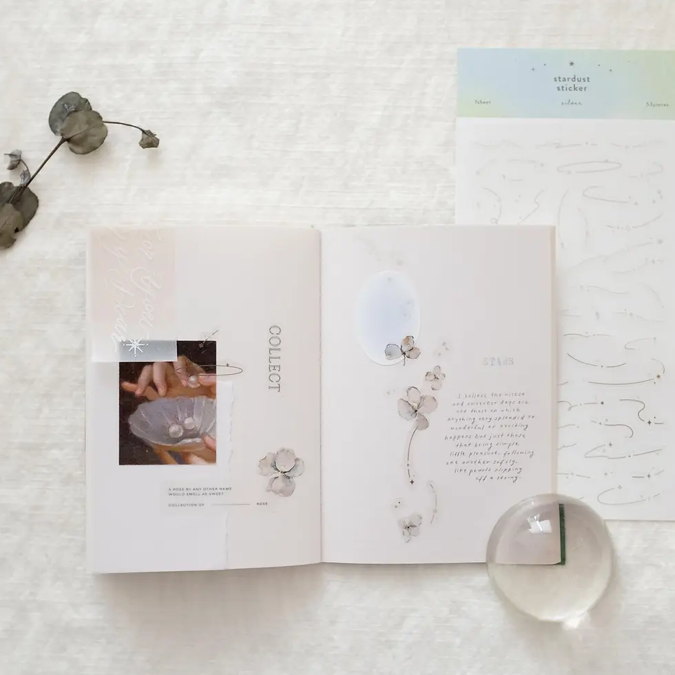 Thumbnail: Day and Moment - Stardust Sticker (Gold and Silver)