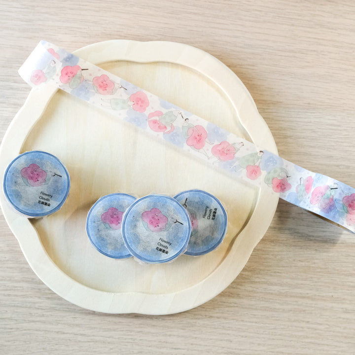 Thumbnail: Dodolulu - Flowery Clouds Washi Tape