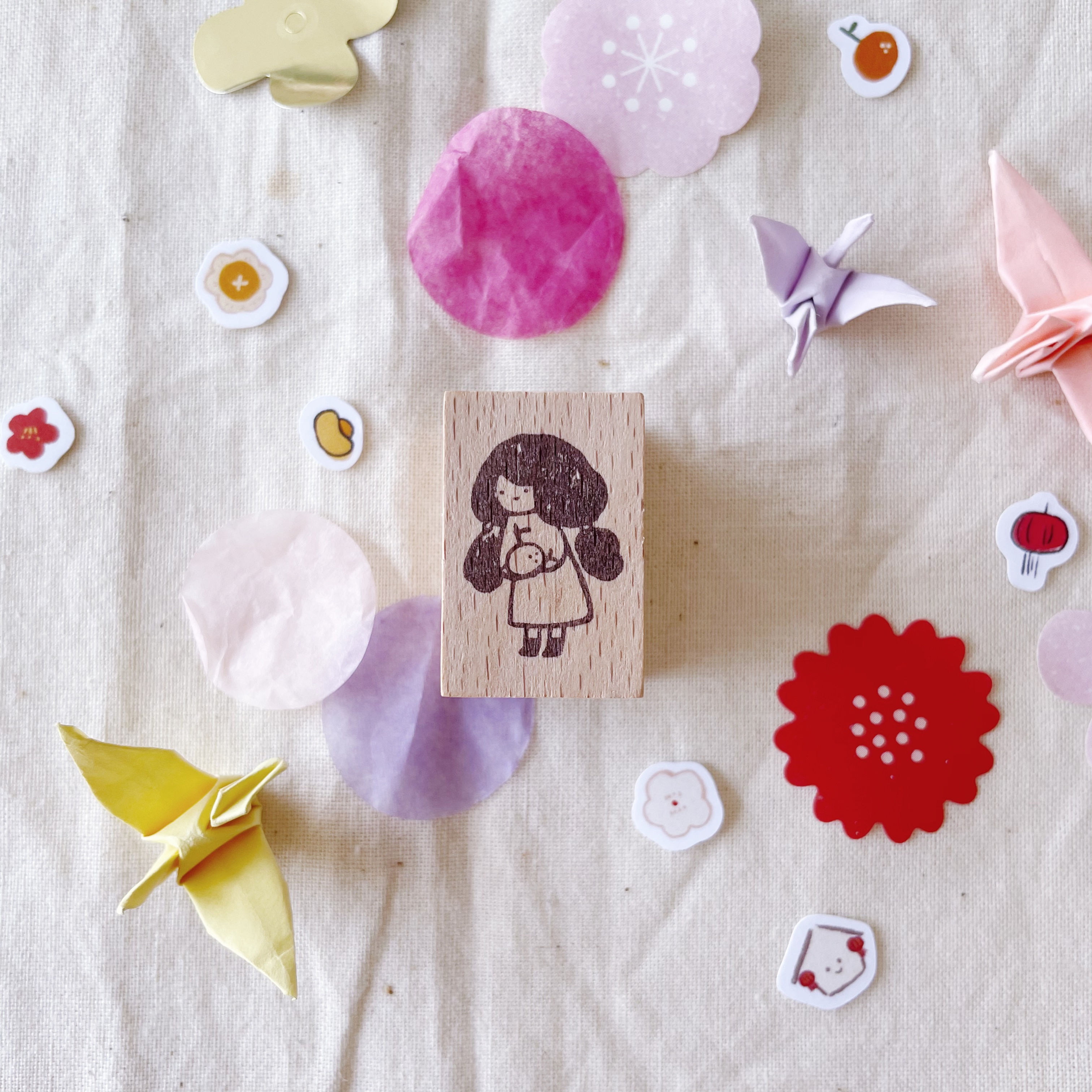 Msbulat - CNY Series - Fruitful Days Rubber Stamp