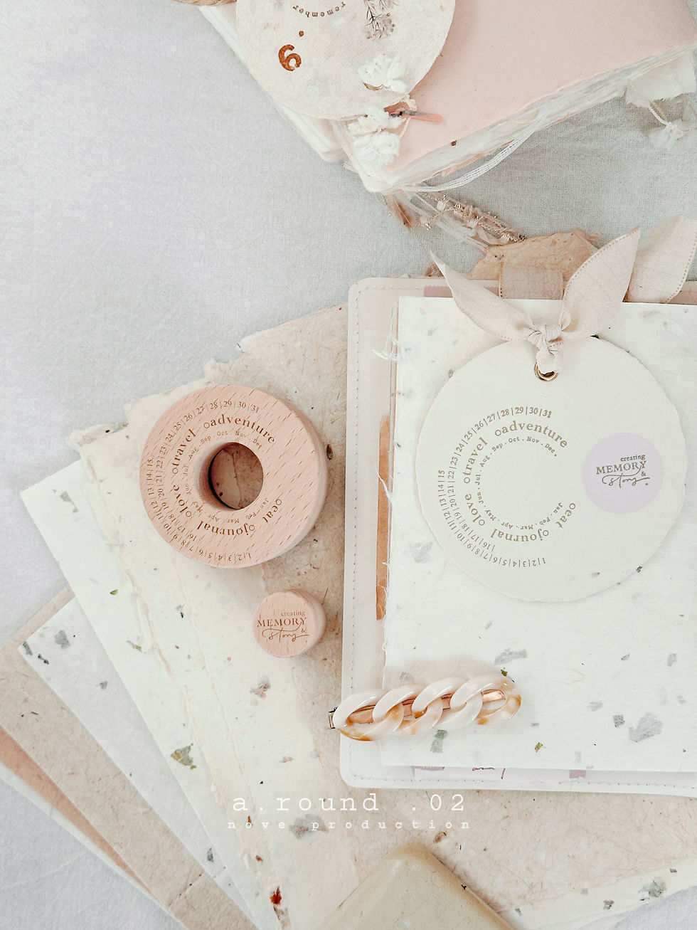 Thumbnail: Nove Production - a.round .02 Rubber Stamp Set