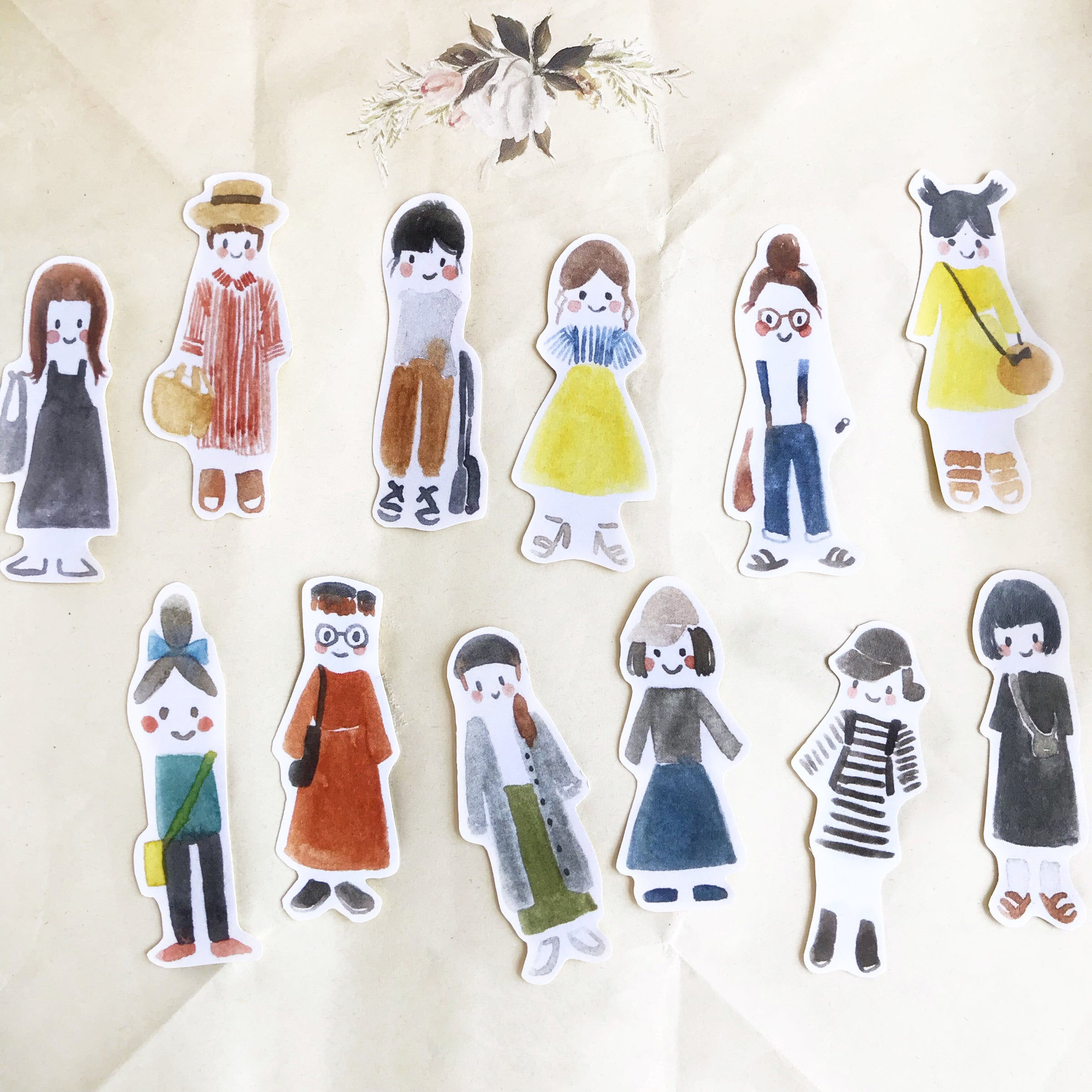 Msbulat - Small Girls Sticker Pack