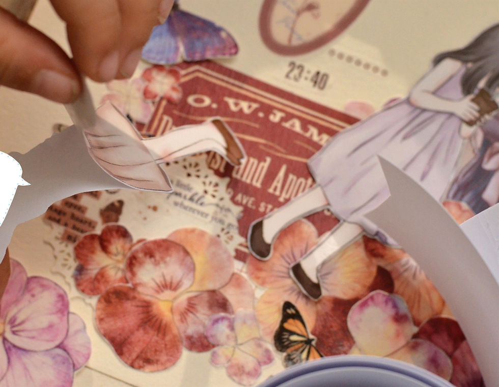 Thumbnail: Little White Studio - Blank Collage Tape (6cm / 10cm)