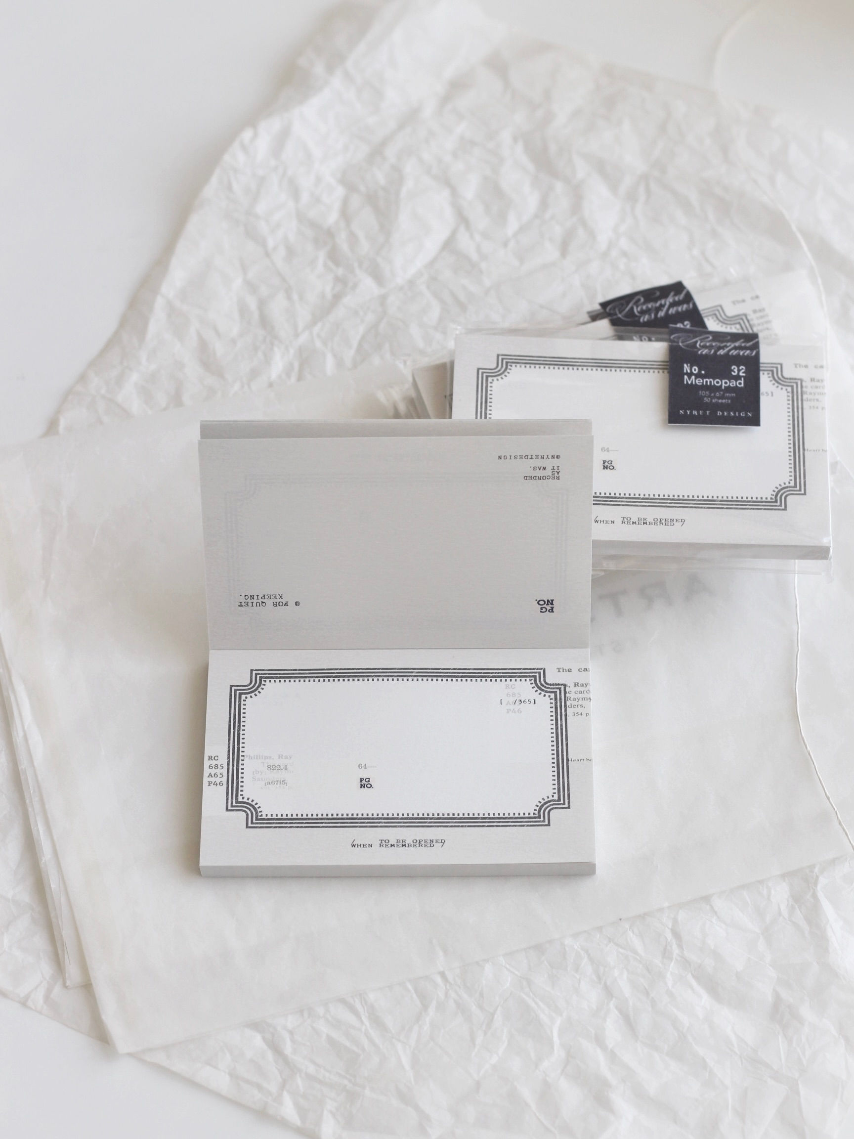 Nyret - Recorded As It Was - Memo Pad 32