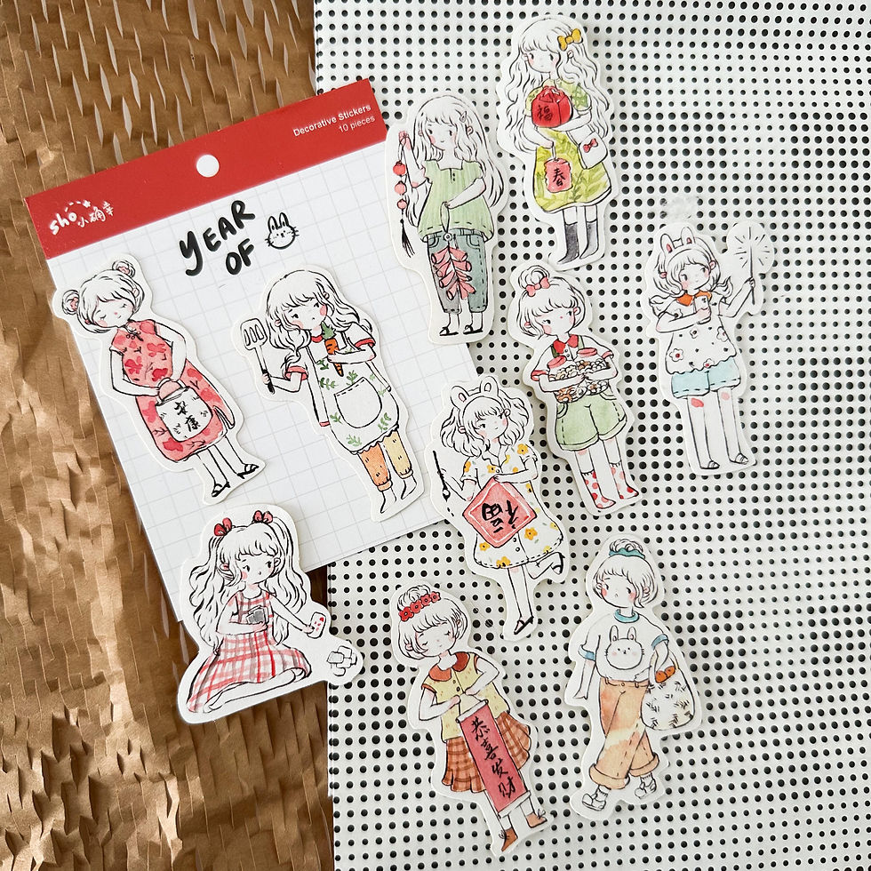 shō Little Happiness by Qiara Teor - Year of the Rabbit Sticker Pack