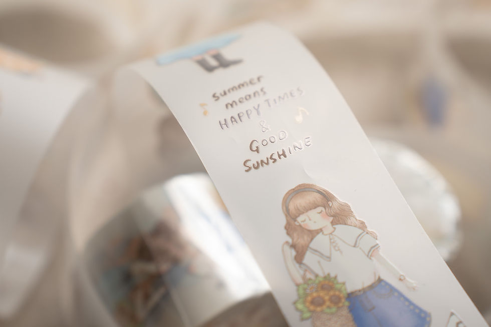 Thumbnail: shō Little Happiness - Summer Blues Matte PET Tape
