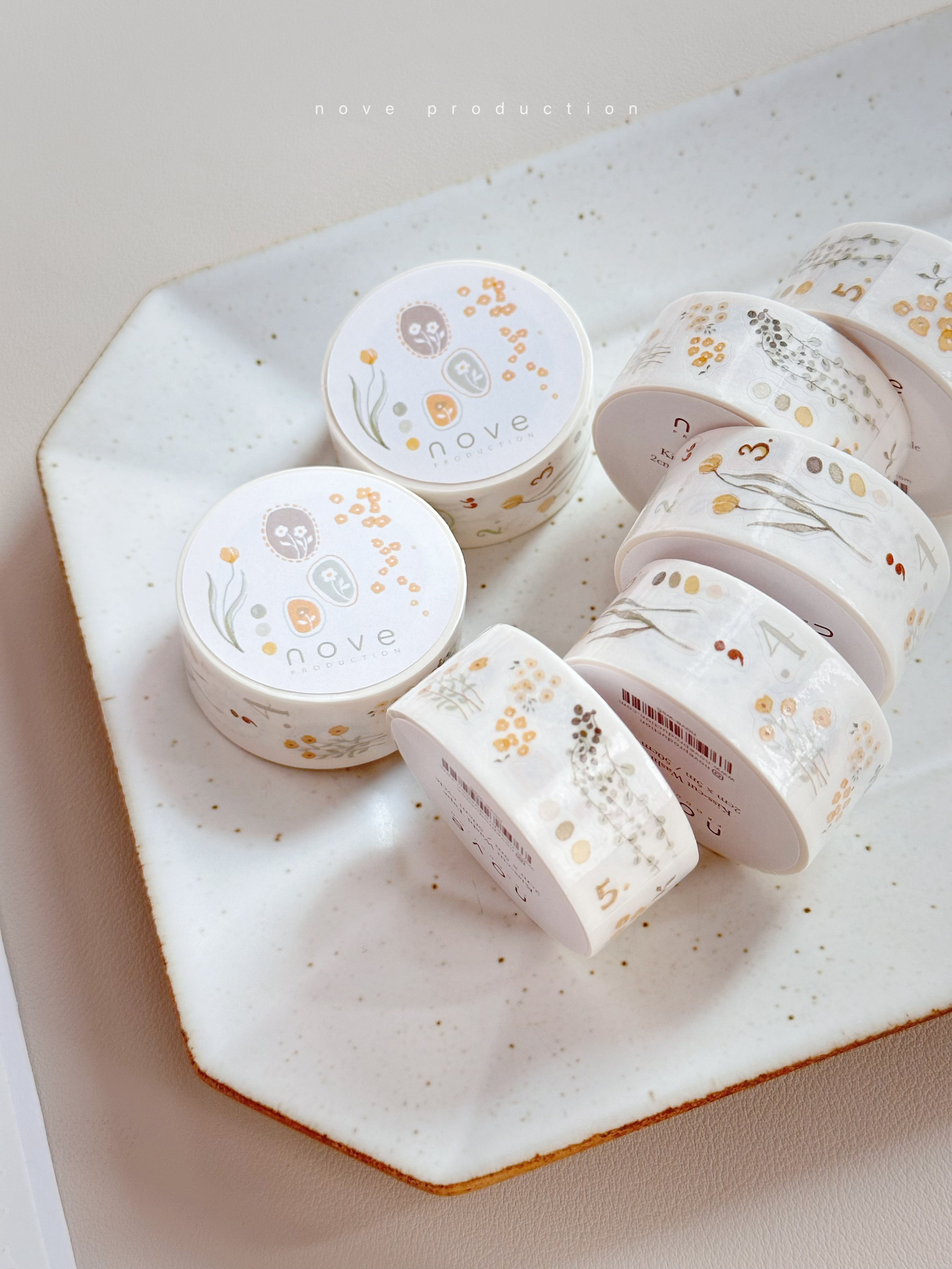 Nove Production - Flow & Slow Washi Tapes