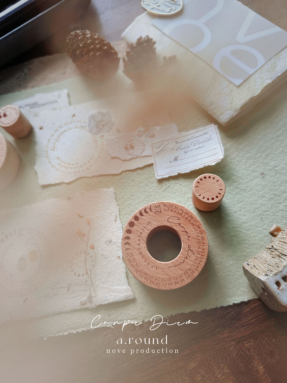 Thumbnail: Nove Production - a.round Rubber Stamp Collection