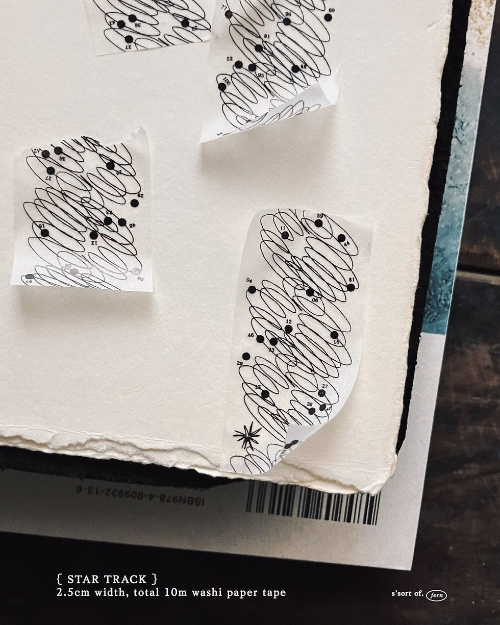 Thumbnail: Some Sort of Fern - Star Track Washi Tape