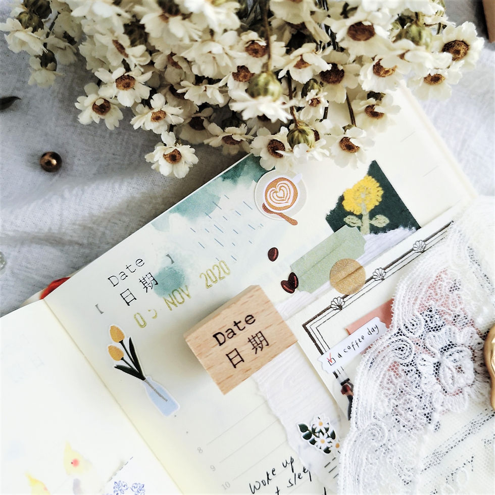 Thumbnail: Eileentai.85 Rubber Stamps - Minimalist Collection {Days} Stamps Set