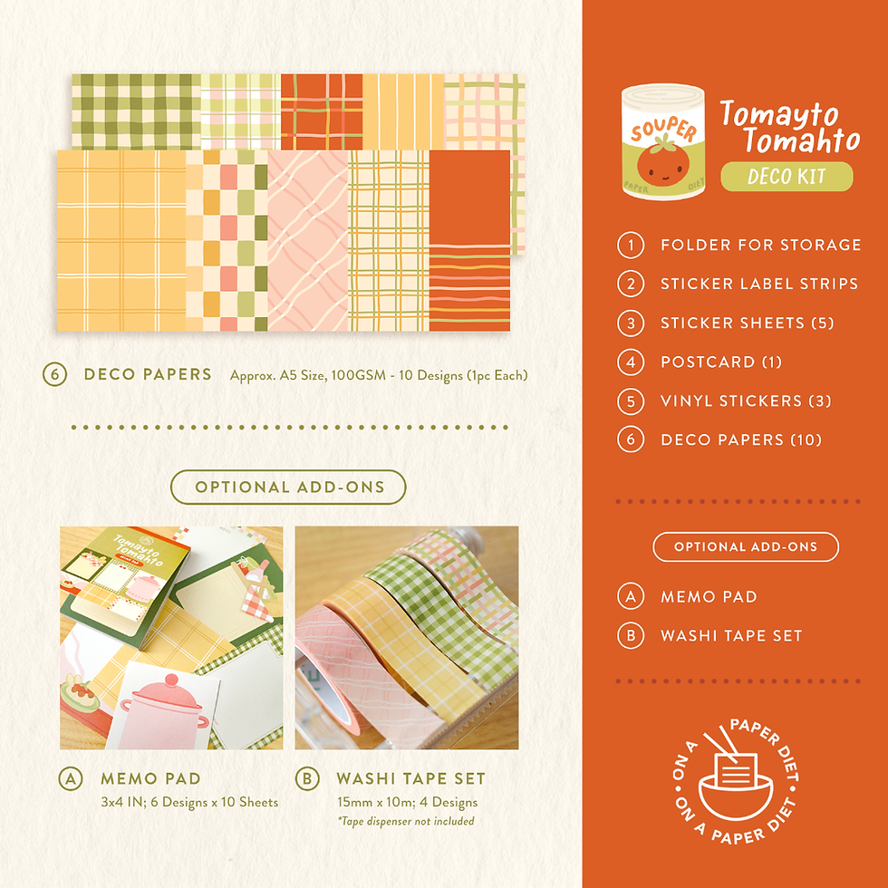 Thumbnail: Paper Diet - Tomayto Tomahto Deco Kit