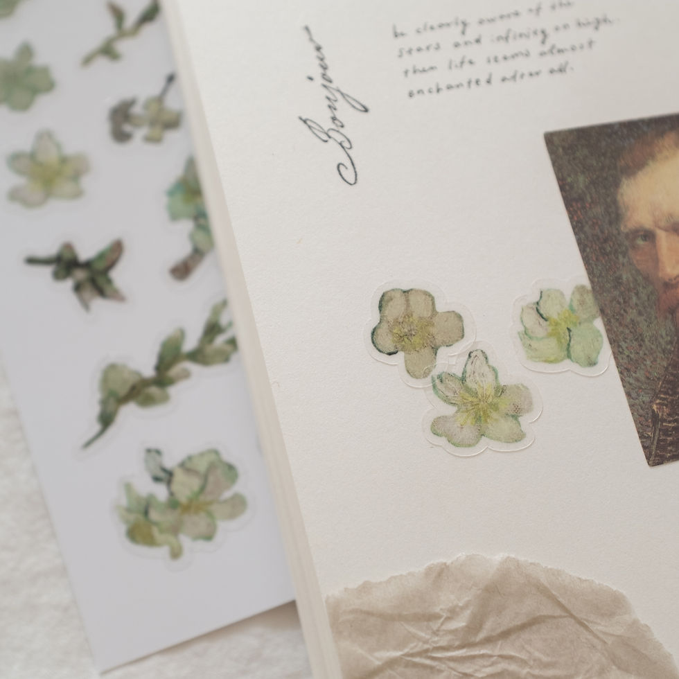 Thumbnail: Day and Moment - Almond Blossoms Sticker