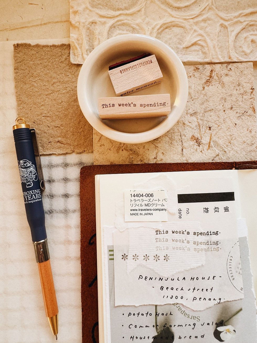 Thumbnail: Penspapersplanner - Series 8 - Stationery Rubber Stamps