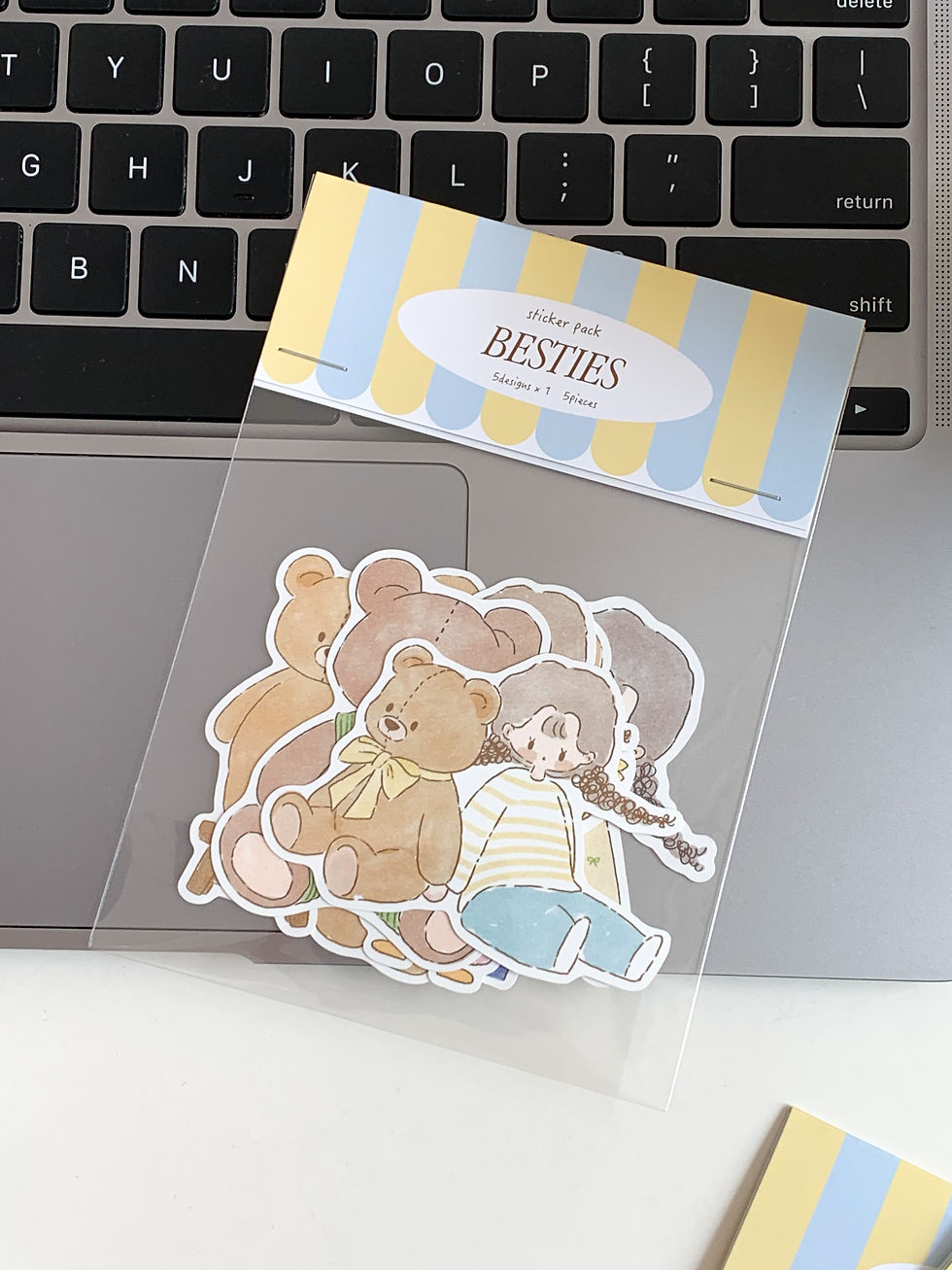Thumbnail: Maison de Summer - Besties Sticker Flake Pack