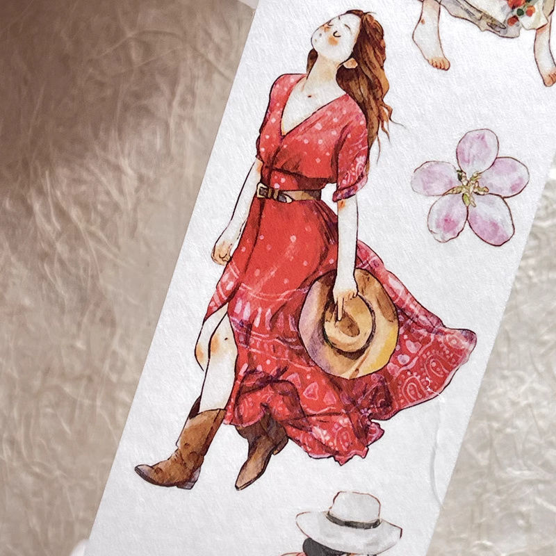 Thumbnail: Ding Ding Studio - No. 24 Multicolor Washi and Kiss Cut Matte PET Tape
